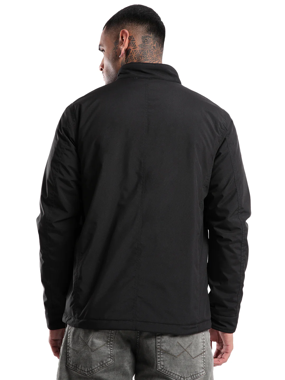 Classic Highneck Slim Fit Jacket - Image 3
