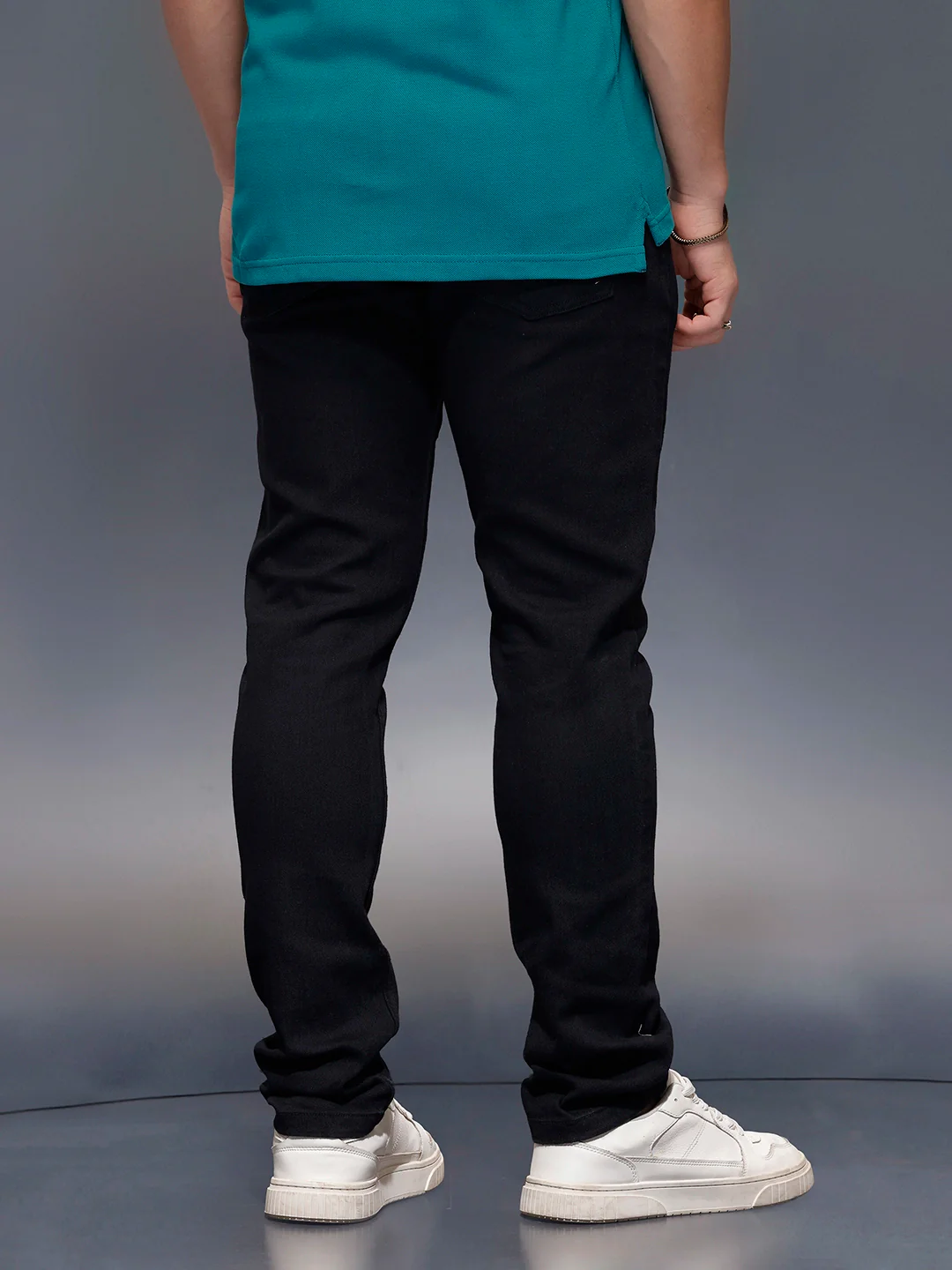 Classic Slim Fit Jeans   |  Black - Image 3