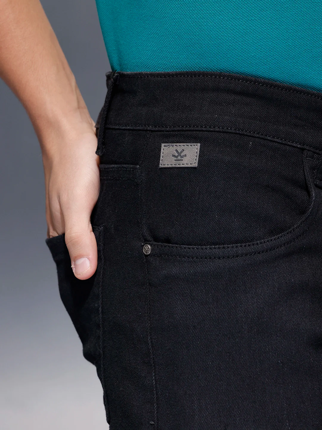 Classic Slim Fit Jeans   |  Black - Image 5