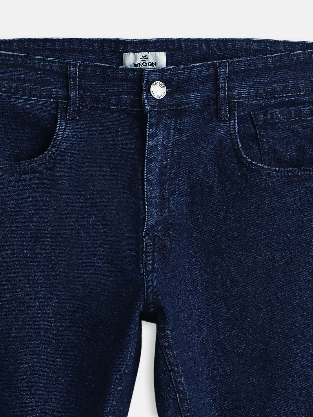 Vintage Skinny Crop Jeans | Dark Blue - Image 3