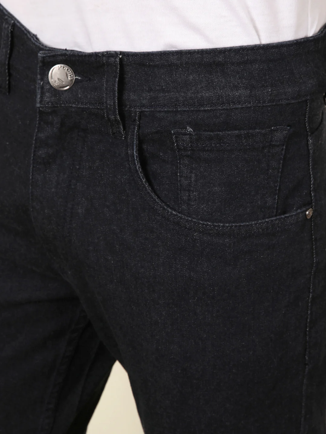 Casual Skinny Crop Jeans | Black - Image 5