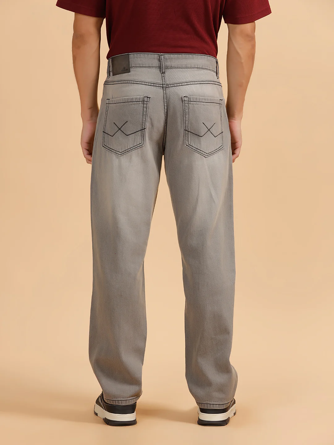 Heavy Fade Anti Fit Jeans | Grey - Image 3