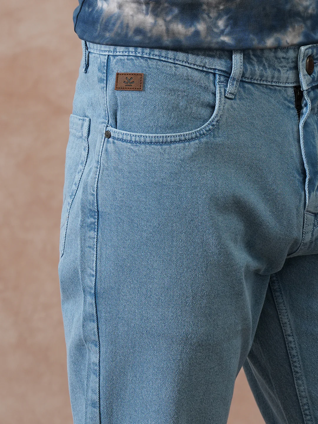 Heavy Fade Relaxed Fit Jeans | Blue - Image 5