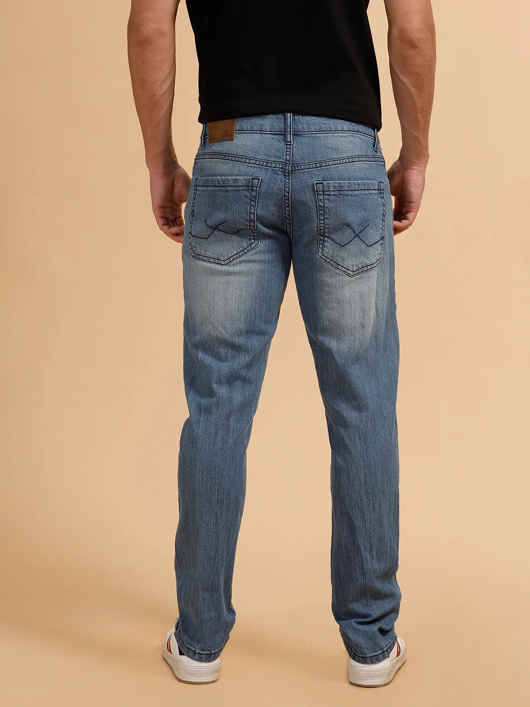Heavy Fade Slim Fit Jeans | Blue - Image 3