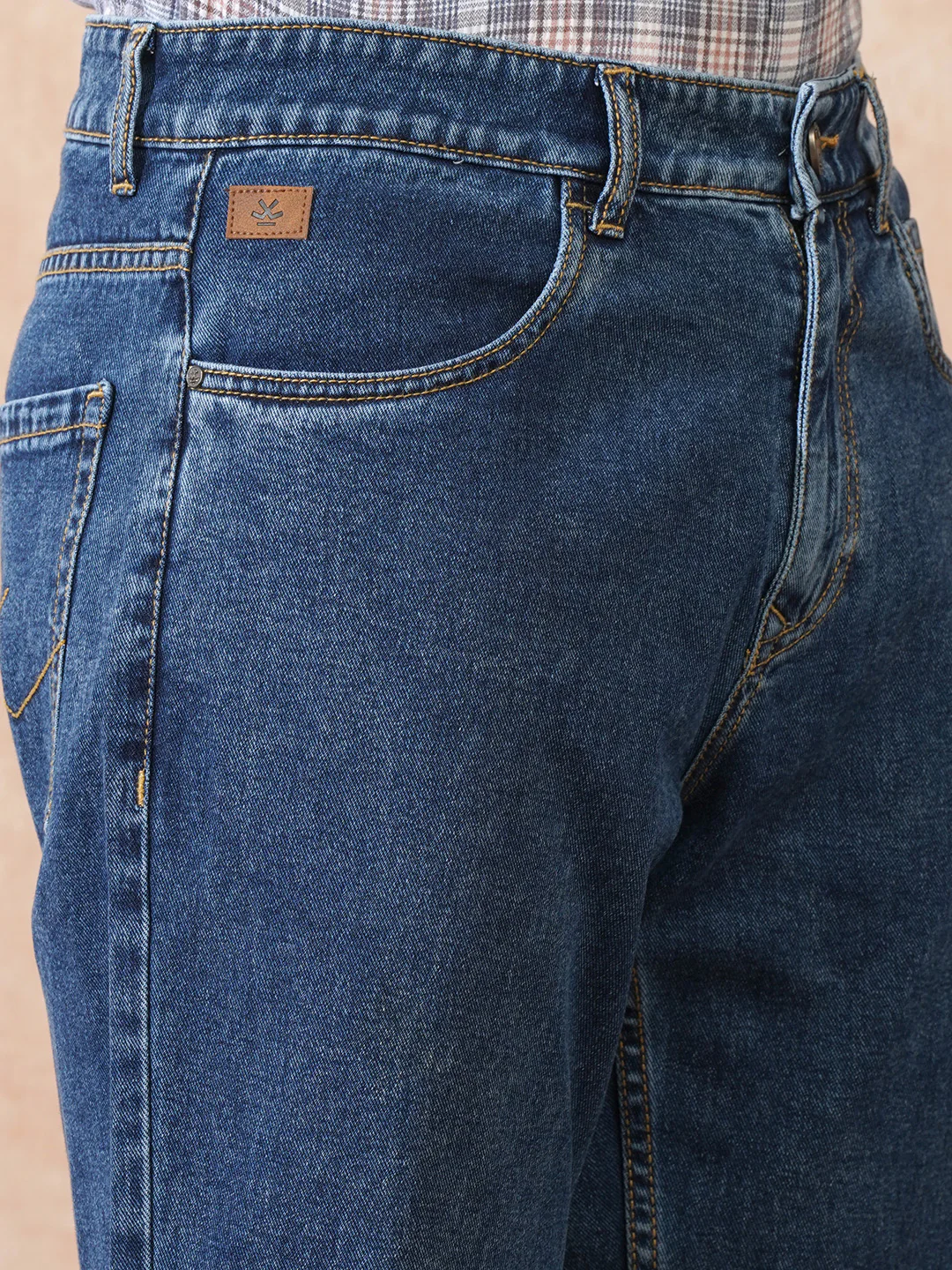 Light Fade Anti Fit Jeans | Blue - Image 5