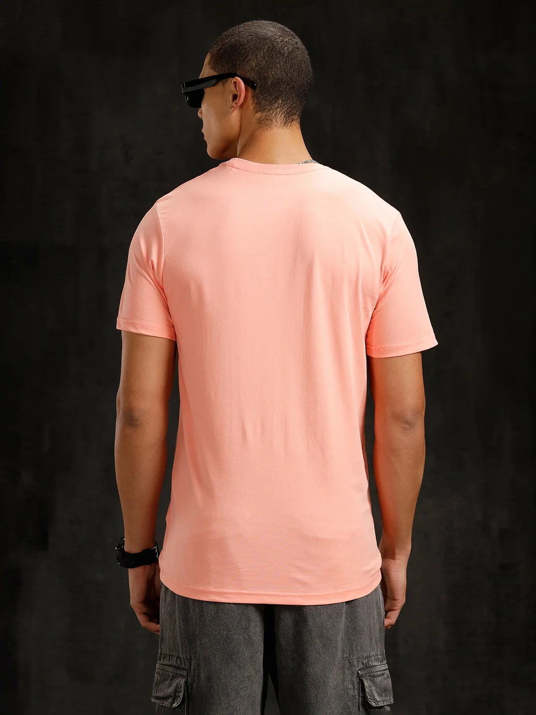 Logo Placement Printed T-Shirt | Pink - Image 3