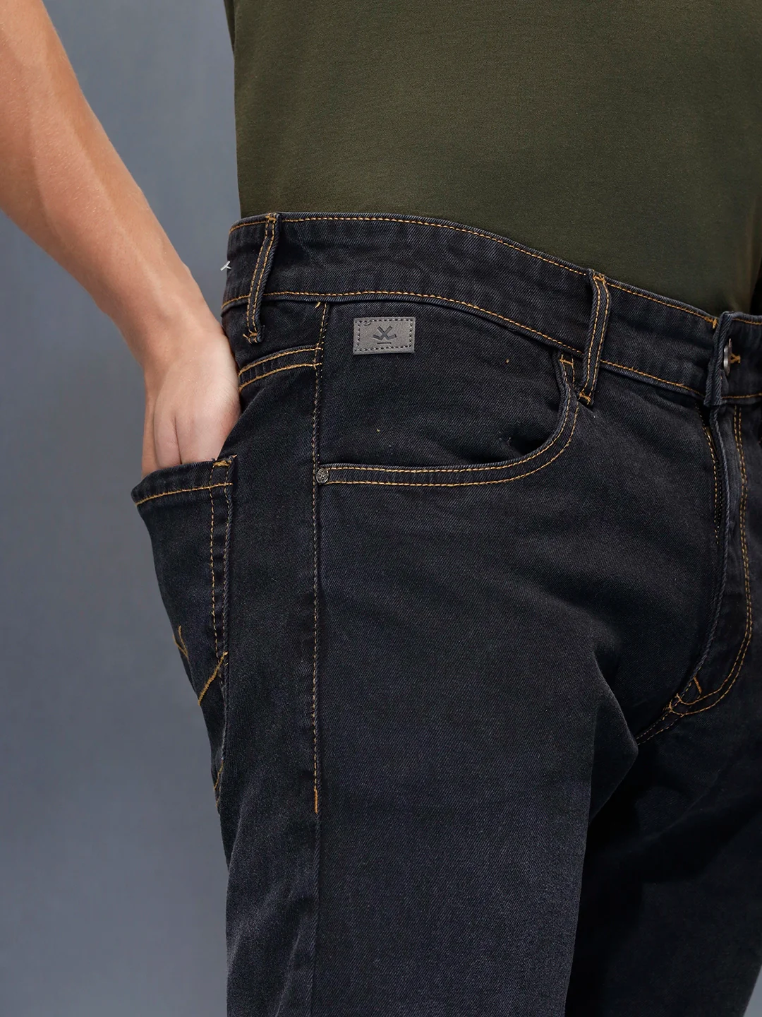 Men's slim fit jeans  | Black - Image 5