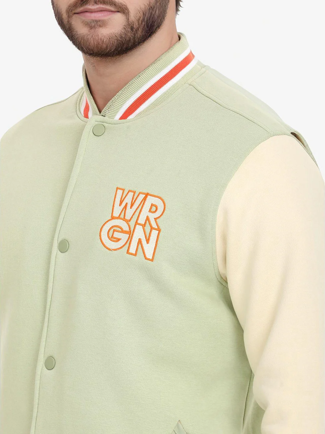 Pastel Varsity Bomber Jacket - Image 5