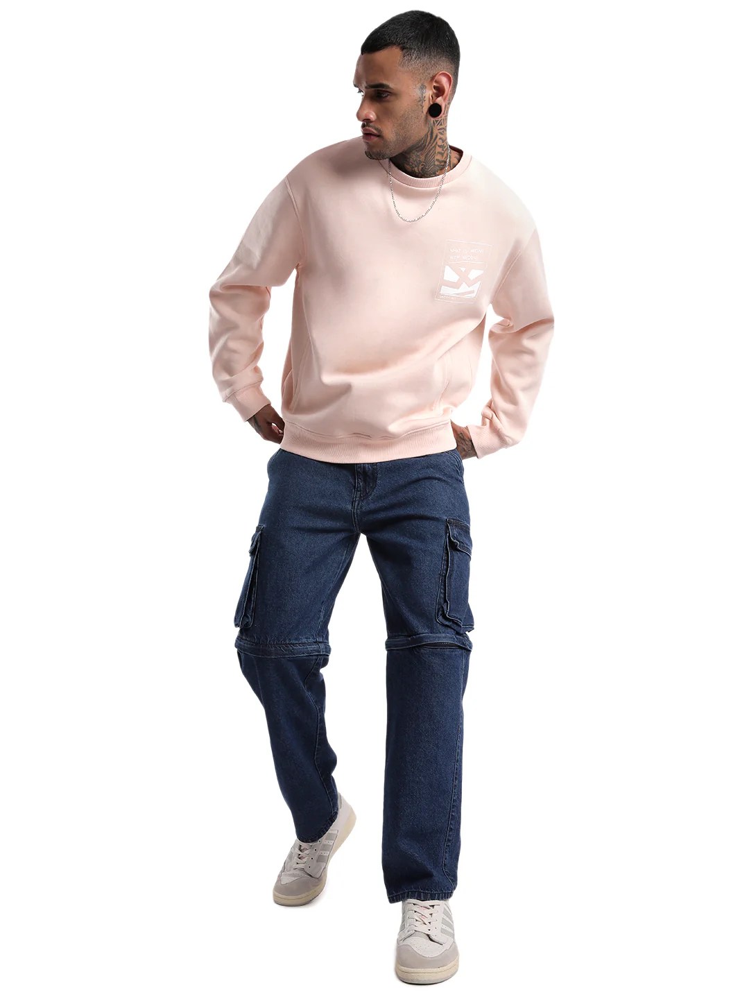 Premium Light Pink Sweatshirt - Image 4
