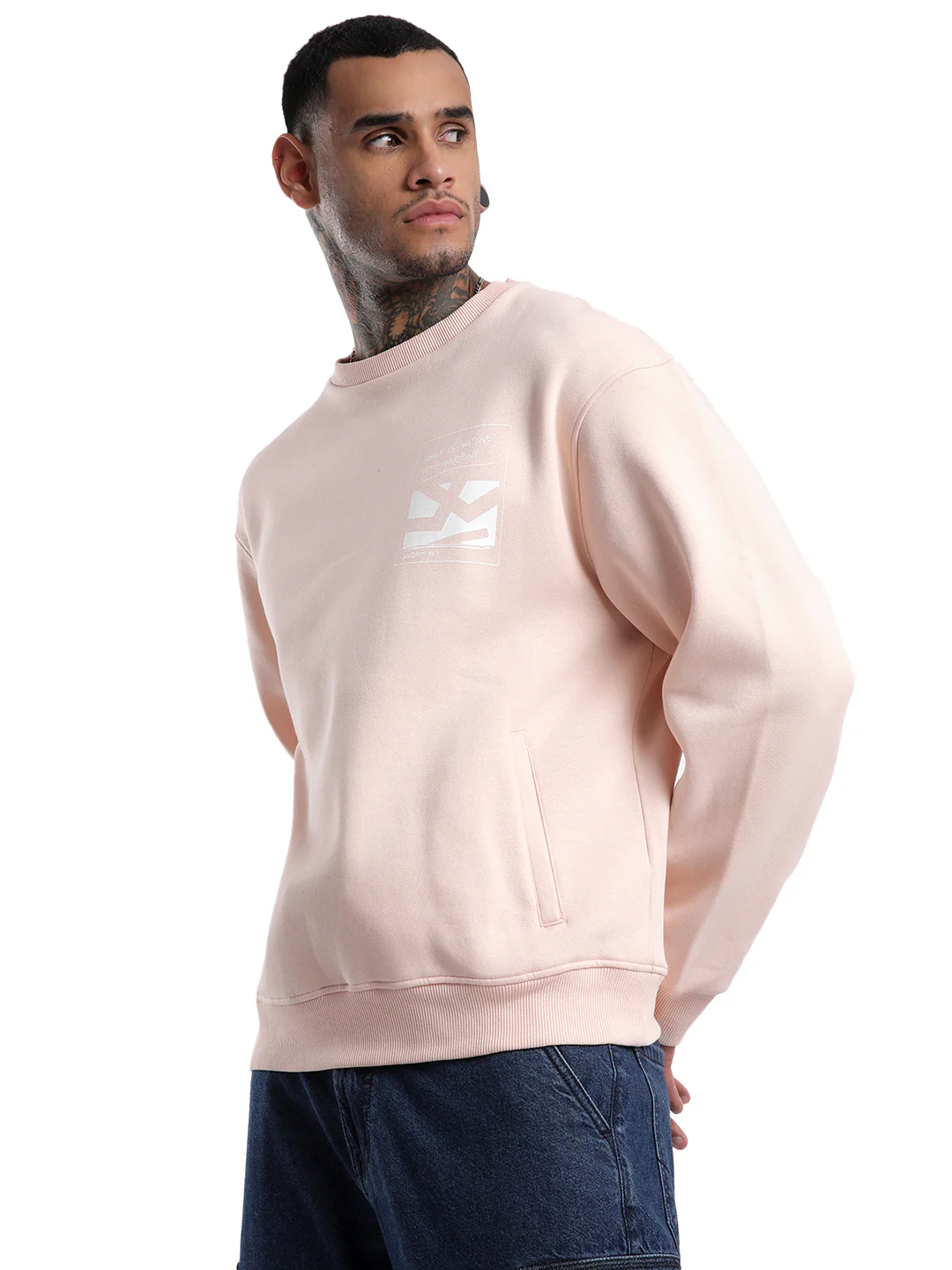 Premium Light Pink Sweatshirt - Image 6