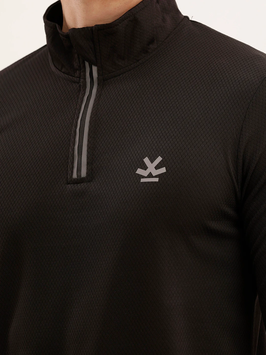Slim Fit Full Sleeve Active T-Shirt | Black - Image 5