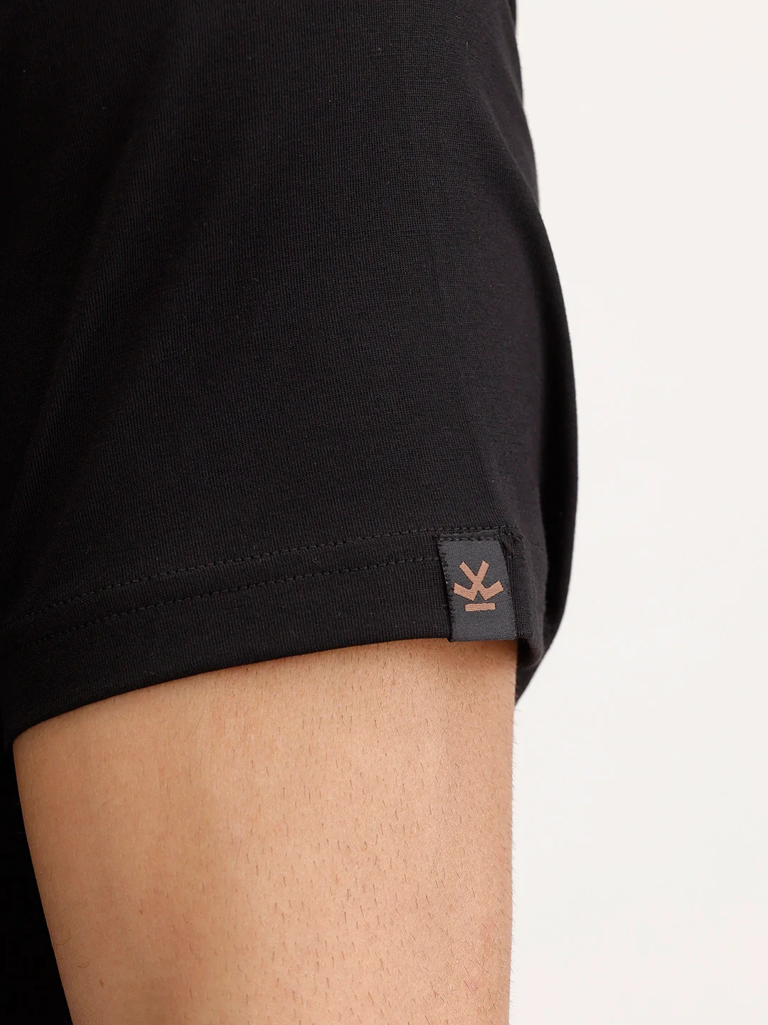 Solid Slim Fit T-Shirt | Black - Image 5