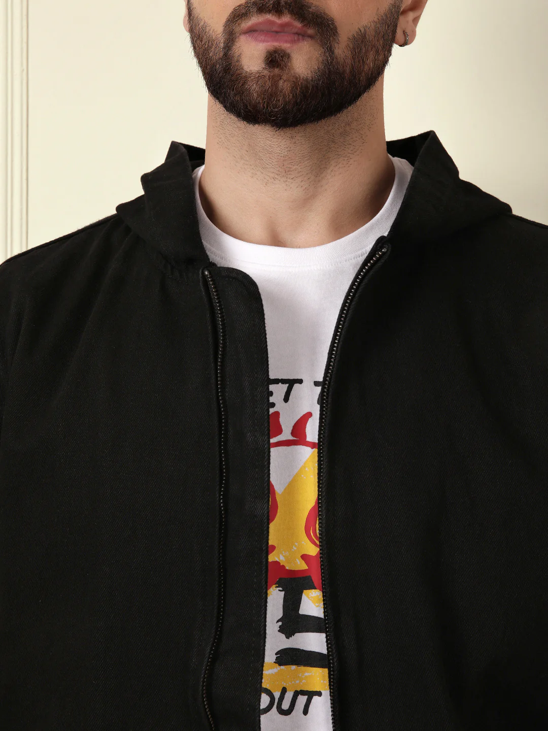 Storm Black Hooded Jacket - Image 7